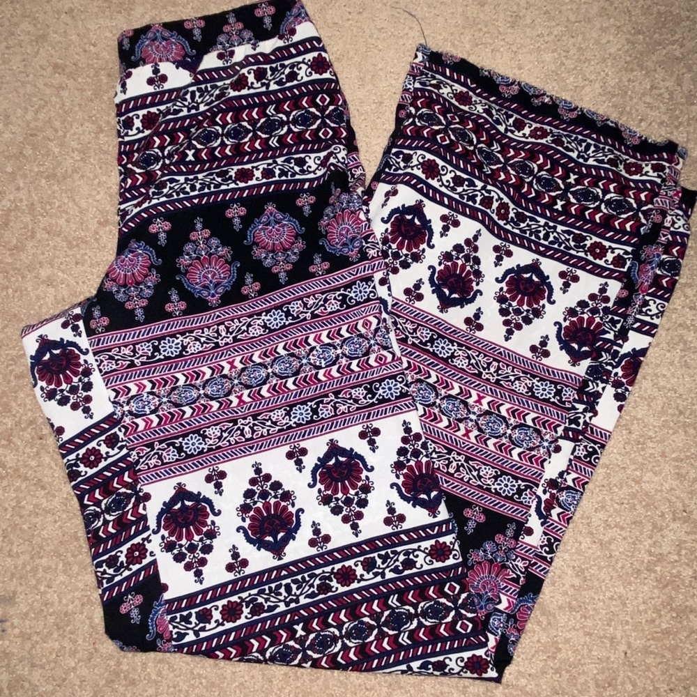 Purple palazzo pants